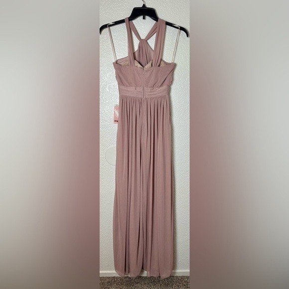 NWT Birdy Grey Kiko Dress in Mesh Mauve - Picture 5 of 6